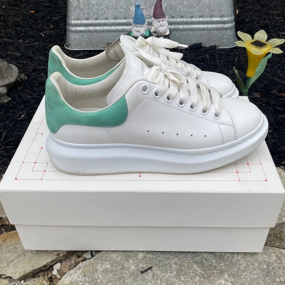 Alexander McQueen Oversized Sneaker 'White Teal'
